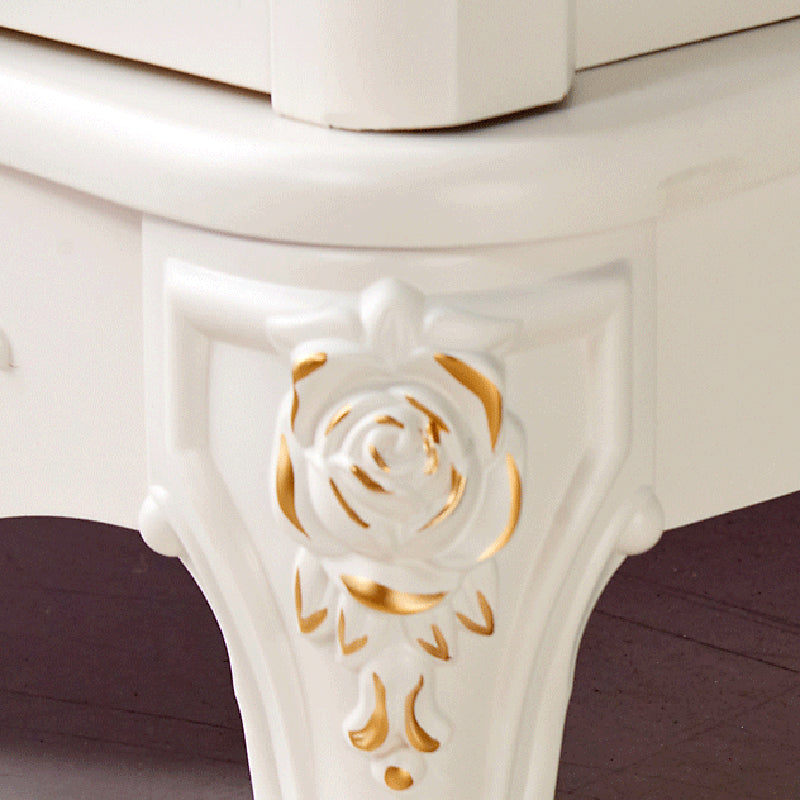 15.74" Wide Accent Chest Modern White Rectangle Chest with Drawers Clearhalo 'Cabinets & Chests' 'cabinets_chests' 'furn' 'furn_cabinets_chests' 'Furniture' 'Living Room Furniture' 6098832