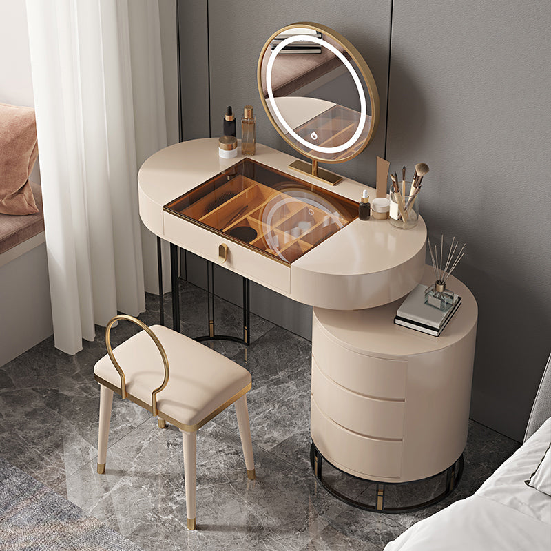 Consejo contemporáneo de tocador de tocador de madera maciza 4 cajas de tocador