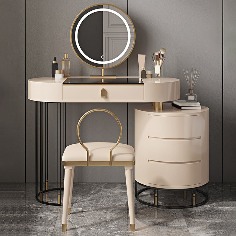 Consejo contemporáneo de tocador de tocador de madera maciza 4 cajas de tocador