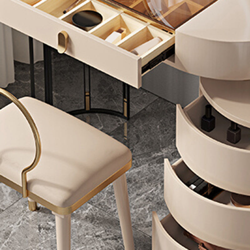 Consejo contemporáneo de tocador de tocador de madera maciza 4 cajas de tocador