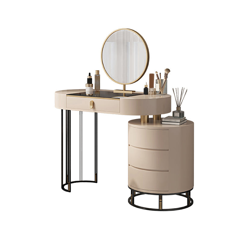 Consejo contemporáneo de tocador de tocador de madera maciza 4 cajas de tocador