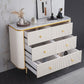 Modern Accent Chest 14.96" Wide Chest with Drawers, Water Resistant