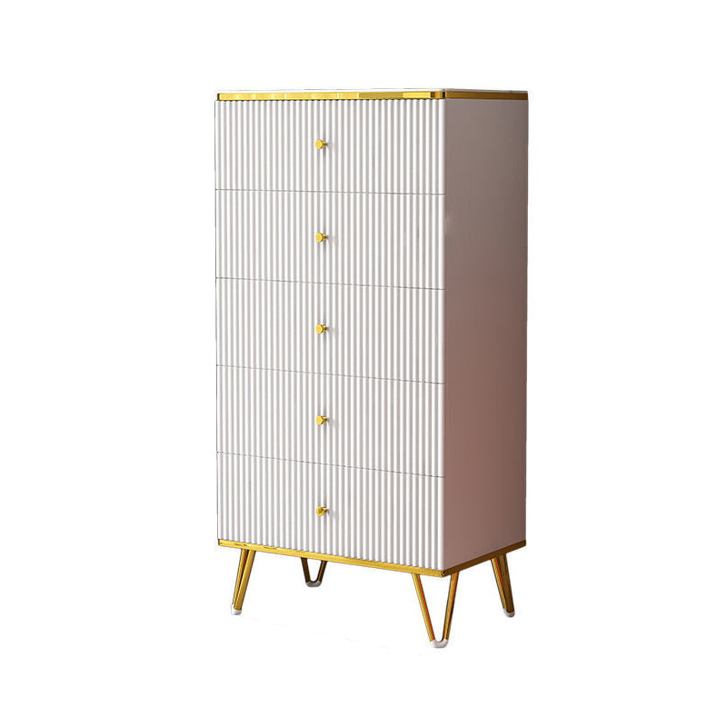 White Accent Chest 15.74" Wide Chest with Drawers, Water Resistant Clearhalo 'Cabinets & Chests' 'cabinets_chests' 'furn' 'furn_cabinets_chests' 'Furniture' 'Living Room Furniture' 6099038