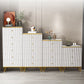 White Accent Chest 15.74" Wide Chest with Drawers, Water Resistant Clearhalo 'Cabinets & Chests' 'cabinets_chests' 'furn' 'furn_cabinets_chests' 'Furniture' 'Living Room Furniture' 6099042