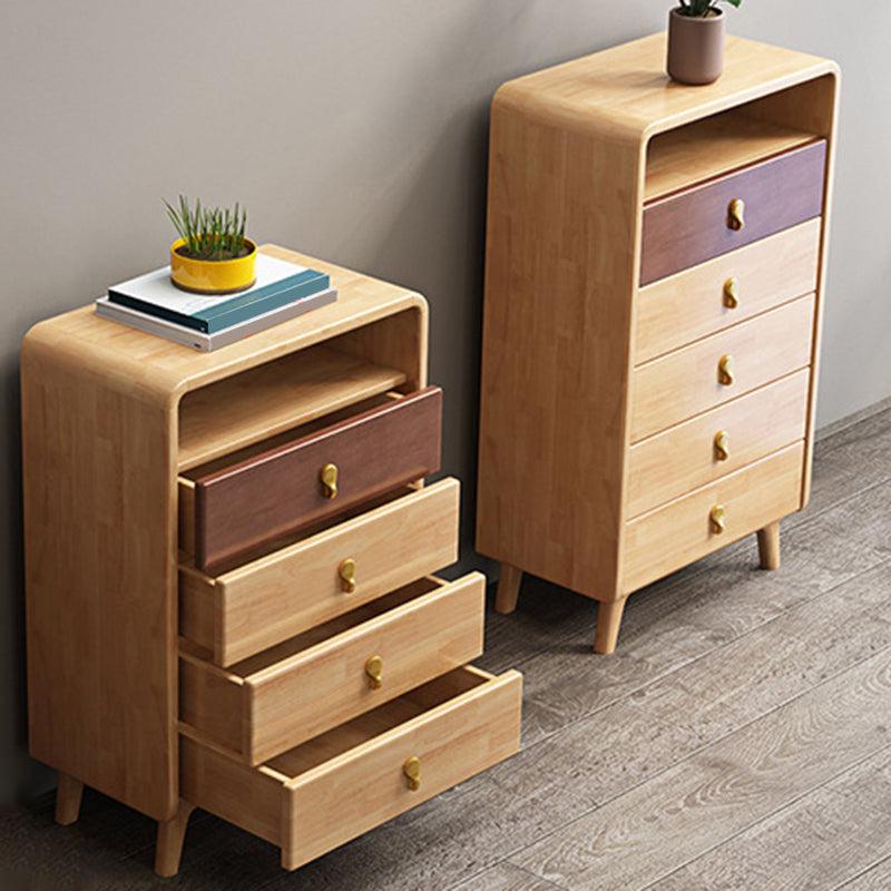 Contemporary Accent Chest with 4 Wooden Legs 15.74" Wide Chest with Drawers Clearhalo 'Cabinets & Chests' 'cabinets_chests' 'furn' 'furn_cabinets_chests' 'Furniture' 'Living Room Furniture' 6099050