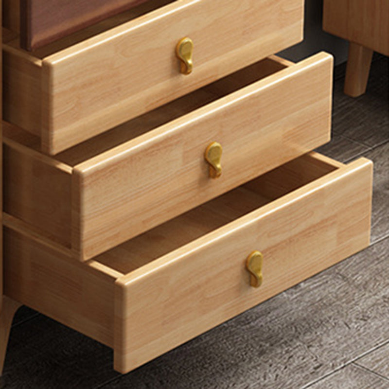 Contemporary Accent Chest with 4 Wooden Legs 15.74" Wide Chest with Drawers Clearhalo 'Cabinets & Chests' 'cabinets_chests' 'furn' 'furn_cabinets_chests' 'Furniture' 'Living Room Furniture' 6099052