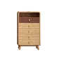 Contemporary Accent Chest with 4 Wooden Legs 15.74" Wide Chest with Drawers Clearhalo 'Cabinets & Chests' 'cabinets_chests' 'furn' 'furn_cabinets_chests' 'Furniture' 'Living Room Furniture' 6099056