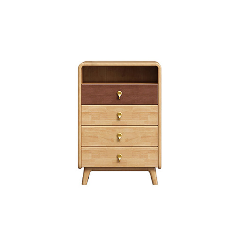 Contemporary Accent Chest with 4 Wooden Legs 15.74" Wide Chest with Drawers Clearhalo 'Cabinets & Chests' 'cabinets_chests' 'furn' 'furn_cabinets_chests' 'Furniture' 'Living Room Furniture' 6099057