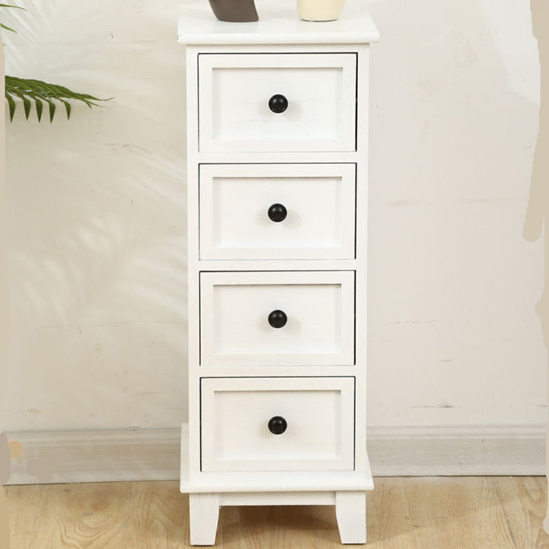 Chef d'accent moderne du milieu du siècle 11.81 "Coffre standard du rectangle de large avec des tiroirs