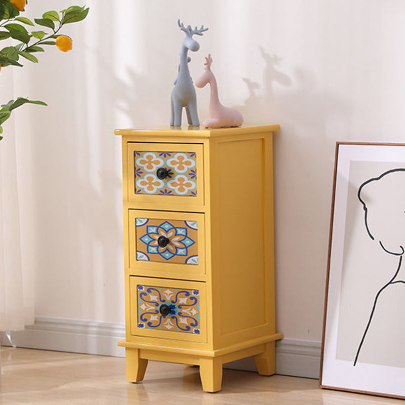 Chef d'accent moderne du milieu du siècle 11.81 "Coffre standard du rectangle de large avec des tiroirs