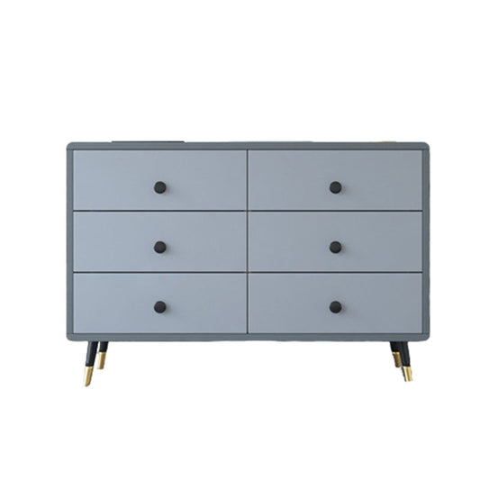 Coffre d'accent en bois 15,74 "Coffre standard rectangulaire de large avec 6/9 tiroirs