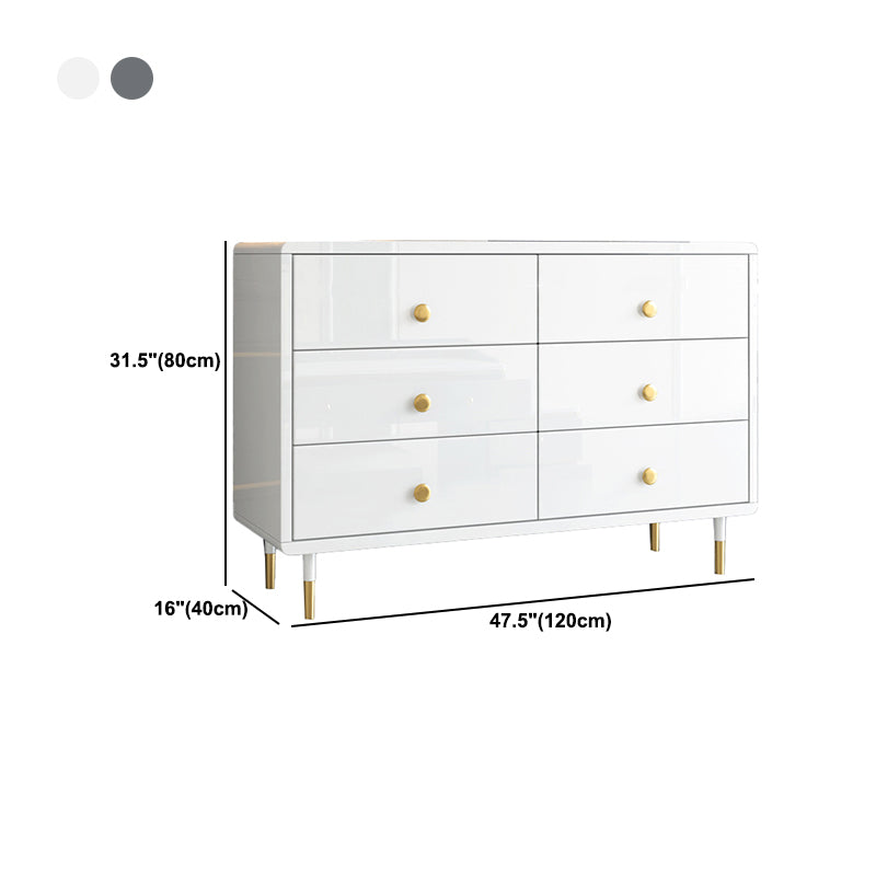 木製のアクセントチェスト15.74 "幅6/9の引き出し付き標準胸部