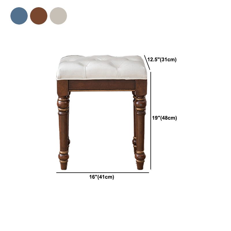 Victorian Vanity Set Solid Wood Drawers Included Makeup Dressing Table With Mirror & Stool Clearhalo 'Bedroom Furniture' 'furn' 'furn_makeup_vanities' 'Furniture' 'Makeup Vanities' 'makeup_vanities' 6099198