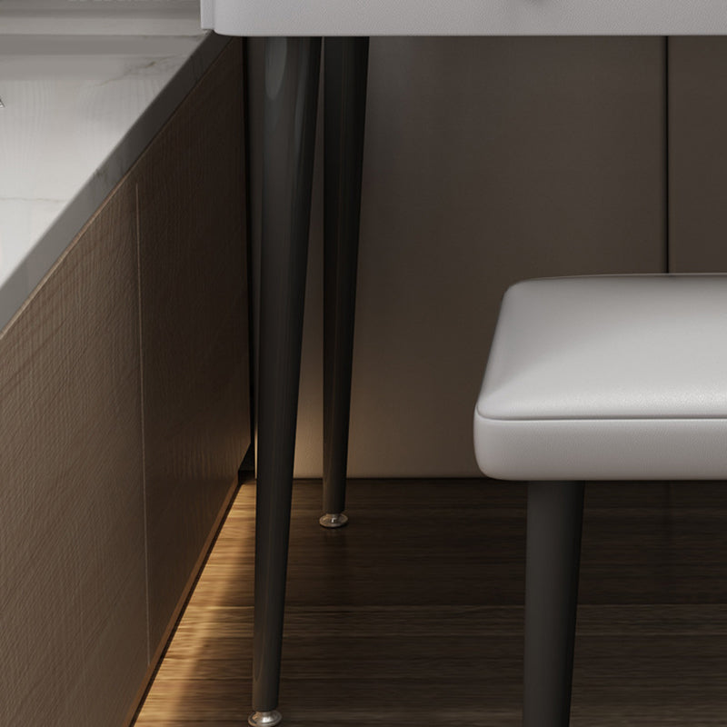 2 Stücke Eitelkeitssatz Glaspop Make-up Eitelkeitstisch in Grau