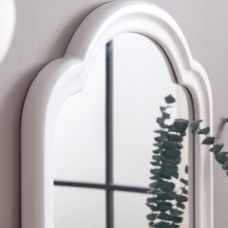 29,9 "hoher 2-DRAWER-Vanity Make-up-Tisch Set Victorian Wood Dresser in Weiß