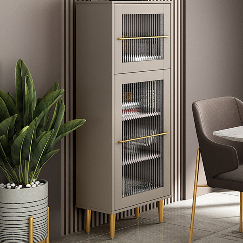 Modern Wood Accent Cabinet 15.74" Wide Storage Cabinet with 2 Doors Champagne Drawer Not Included Clearhalo 'Cabinets & Chests' 'cabinets_chests' 'furn' 'furn_cabinets_chests' 'Furniture' 'Living Room Furniture' 6099319