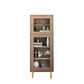 Modern Wood Accent Cabinet 15.74" Wide Storage Cabinet with 2 Doors Clearhalo 'Cabinets & Chests' 'cabinets_chests' 'furn' 'furn_cabinets_chests' 'Furniture' 'Living Room Furniture' 6099320