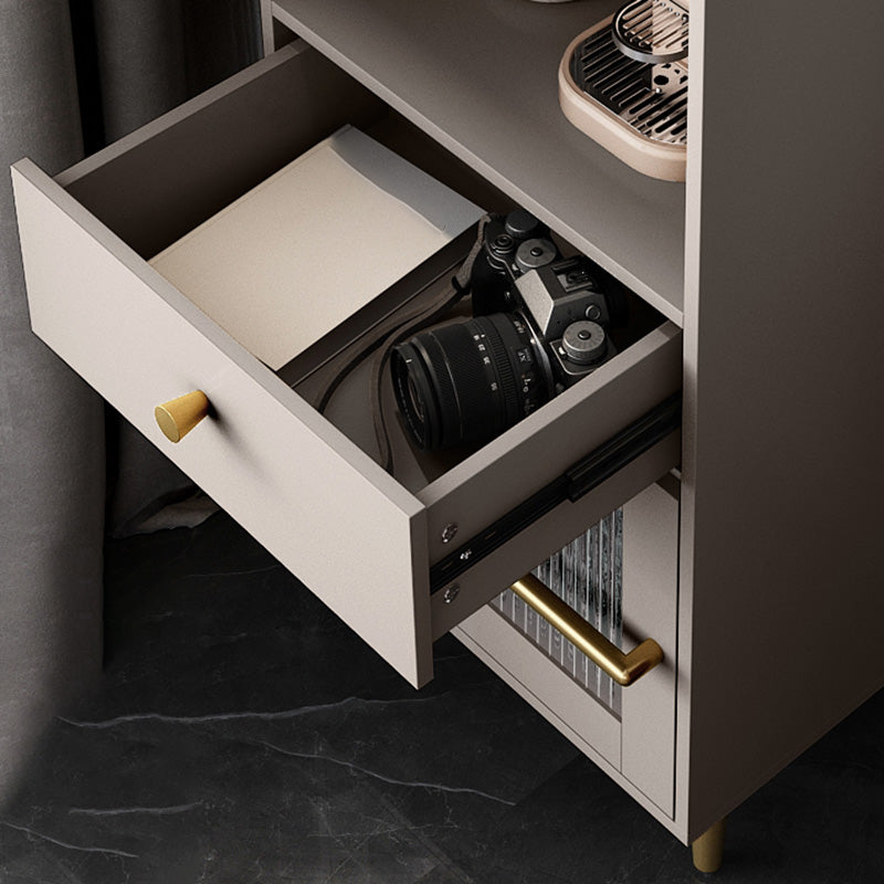 Modern Wood Accent Cabinet 15.74" Wide Storage Cabinet with 2 Doors Clearhalo 'Cabinets & Chests' 'cabinets_chests' 'furn' 'furn_cabinets_chests' 'Furniture' 'Living Room Furniture' 6099323