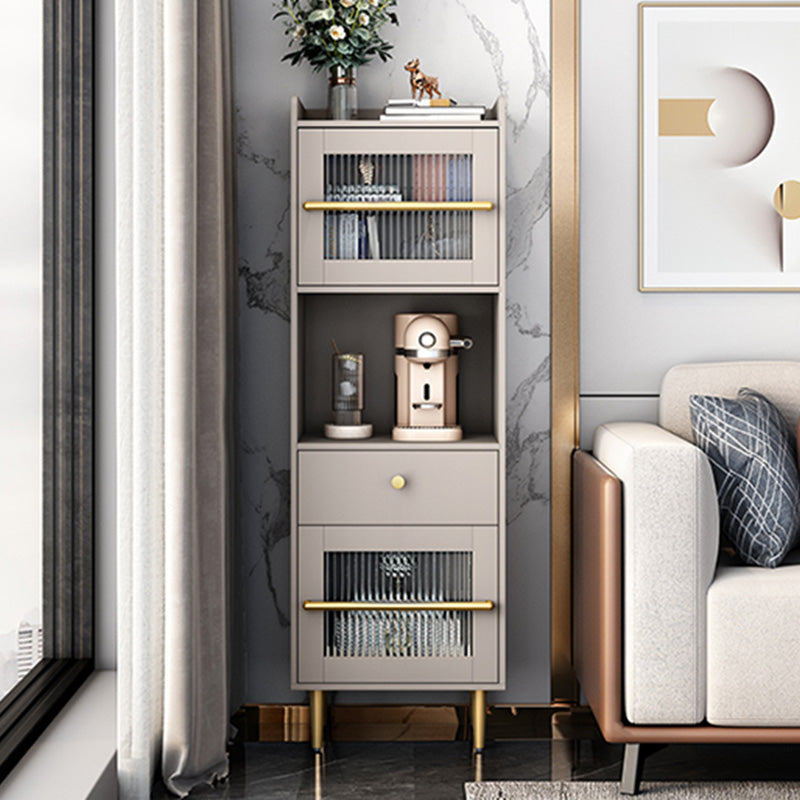 Modern Wood Accent Cabinet 15.74" Wide Storage Cabinet with 2 Doors Clearhalo 'Cabinets & Chests' 'cabinets_chests' 'furn' 'furn_cabinets_chests' 'Furniture' 'Living Room Furniture' 6099326