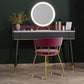 Contemporary Wooden Makeup Vanity Set Slate Top 2-Drawer Dressing Table Clearhalo 'Bedroom Furniture' 'furn' 'furn_makeup_vanities' 'Furniture' 'Makeup Vanities' 'makeup_vanities' 6099351