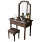 2 Storage Drawers & Mirror Vanity Set Victorian Wood Dressing Table