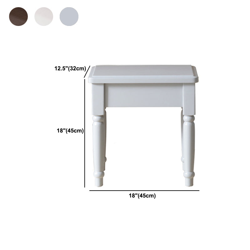 2 Storage Drawers & Mirror Vanity Set Victorian Wood Dressing Table