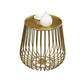 Mid-century Modern Round Iron Coffee Table, Frame Base Coffee Table Clearhalo 'Coffee & Accent Tables' 'Coffee Tables' 'coffee_tables' 'furn' 'furn_coffee_tables' 'Furniture' 'Living Room Furniture' 6099472