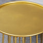 Mid-century Modern Round Iron Coffee Table, Frame Base Coffee Table Clearhalo 'Coffee & Accent Tables' 'Coffee Tables' 'coffee_tables' 'furn' 'furn_coffee_tables' 'Furniture' 'Living Room Furniture' 6099474