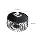 Mid-century Modern Round Iron Coffee Table, Frame Base Coffee Table Clearhalo 'Coffee & Accent Tables' 'Coffee Tables' 'coffee_tables' 'furn' 'furn_coffee_tables' 'Furniture' 'Living Room Furniture' 6099479