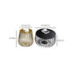 Mid-century Modern Round Iron Coffee Table, Frame Base Coffee Table Clearhalo 'Coffee & Accent Tables' 'Coffee Tables' 'coffee_tables' 'furn' 'furn_coffee_tables' 'Furniture' 'Living Room Furniture' 6099480