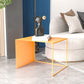 Mid-Century Modern Frame Metal Rectangular Single Coffee Table Clearhalo 'Coffee & Accent Tables' 'Coffee Tables' 'coffee_tables' 'furn' 'furn_coffee_tables' 'Furniture' 'Living Room Furniture' 6099507