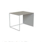 Mid-Century Modern Frame Metal Rectangular Single Coffee Table Grey Clearhalo 'Coffee & Accent Tables' 'Coffee Tables' 'coffee_tables' 'furn' 'furn_coffee_tables' 'Furniture' 'Living Room Furniture' 6099511