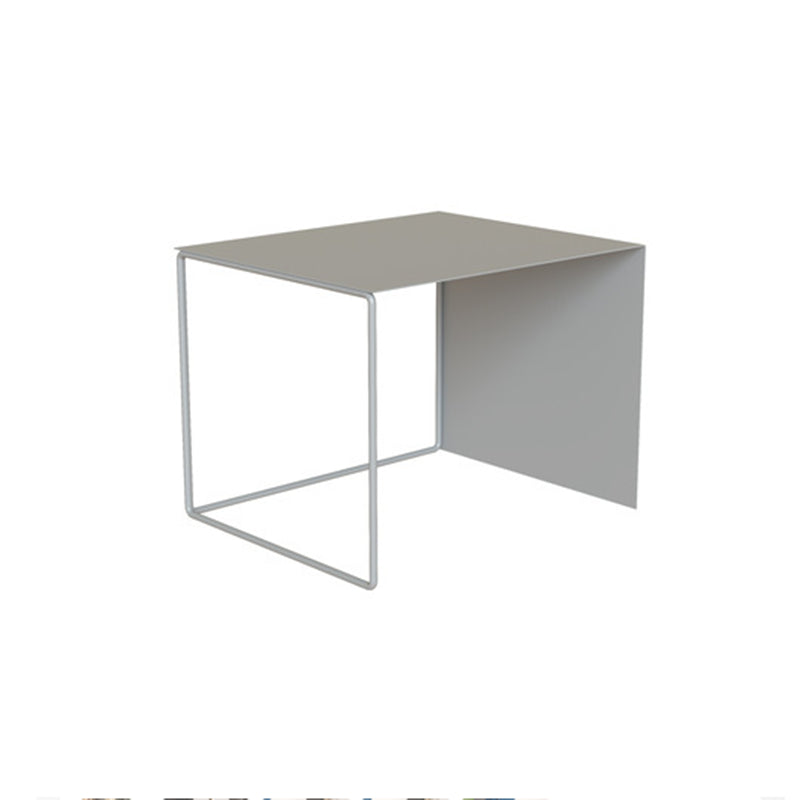 Mid-Century Modern Frame Metal Rectangular Single Coffee Table Grey Clearhalo 'Coffee & Accent Tables' 'Coffee Tables' 'coffee_tables' 'furn' 'furn_coffee_tables' 'Furniture' 'Living Room Furniture' 6099511