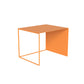Mid-Century Modern Frame Metal Rectangular Single Coffee Table Orange Clearhalo 'Coffee & Accent Tables' 'Coffee Tables' 'coffee_tables' 'furn' 'furn_coffee_tables' 'Furniture' 'Living Room Furniture' 6099513