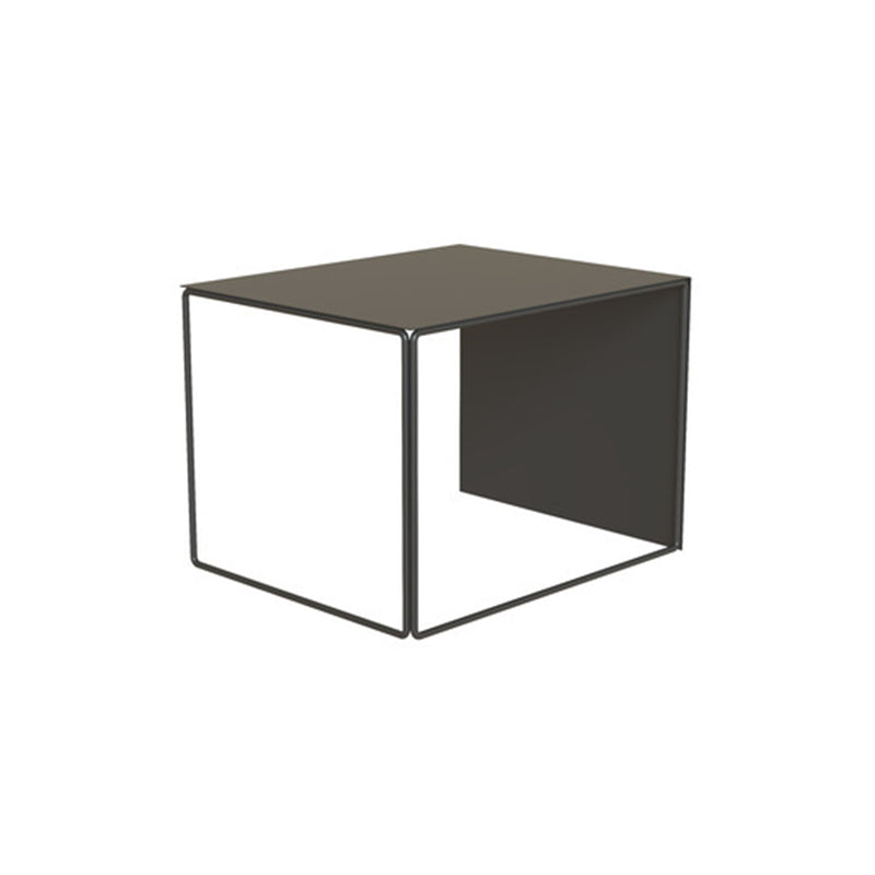 Mid-Century Modern Frame Metal Rectangular Single Coffee Table Black Clearhalo 'Coffee & Accent Tables' 'Coffee Tables' 'coffee_tables' 'furn' 'furn_coffee_tables' 'Furniture' 'Living Room Furniture' 6099515