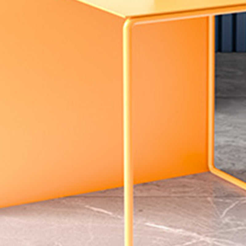 Mid-Century Modern Frame Metal Rectangular Single Coffee Table Clearhalo 'Coffee & Accent Tables' 'Coffee Tables' 'coffee_tables' 'furn' 'furn_coffee_tables' 'Furniture' 'Living Room Furniture' 6099517