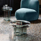 Modern Glass Coffee Table with Round Top and One Foot for Living Room Clearhalo 'Coffee & Accent Tables' 'Coffee Tables' 'coffee_tables' 'furn' 'furn_coffee_tables' 'Furniture' 'Living Room Furniture' 6099526