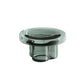 Modern Glass Coffee Table with Round Top and One Foot for Living Room 22"L x 22"W x 12"H Green Clearhalo 'Coffee & Accent Tables' 'Coffee Tables' 'coffee_tables' 'furn' 'furn_coffee_tables' 'Furniture' 'Living Room Furniture' 6099527