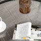Contemporary 3 Legs Glass with Storage Shelf Round Single Coffee Table Clearhalo 'Coffee & Accent Tables' 'Coffee Tables' 'coffee_tables' 'furn' 'furn_coffee_tables' 'Furniture' 'Living Room Furniture' 6099543
