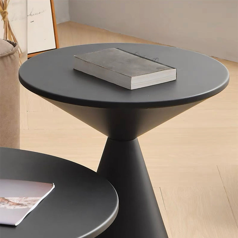 Mid-Century Modern Cocktail Table Pedestal Metal Coffee Table Clearhalo 'Coffee & Accent Tables' 'Coffee Tables' 'coffee_tables' 'furn' 'furn_coffee_tables' 'Furniture' 'Living Room Furniture' 6099571