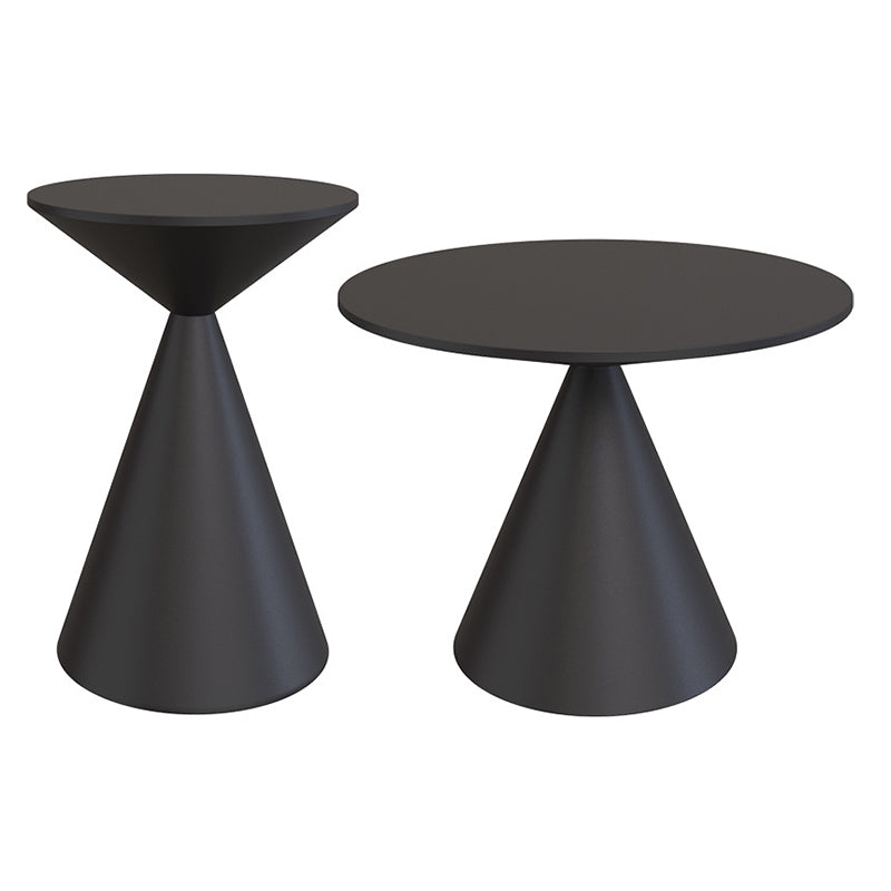 Mid-Century Modern Cocktail Table Pedestal Metal Coffee Table Clearhalo 'Coffee & Accent Tables' 'Coffee Tables' 'coffee_tables' 'furn' 'furn_coffee_tables' 'Furniture' 'Living Room Furniture' 6099576