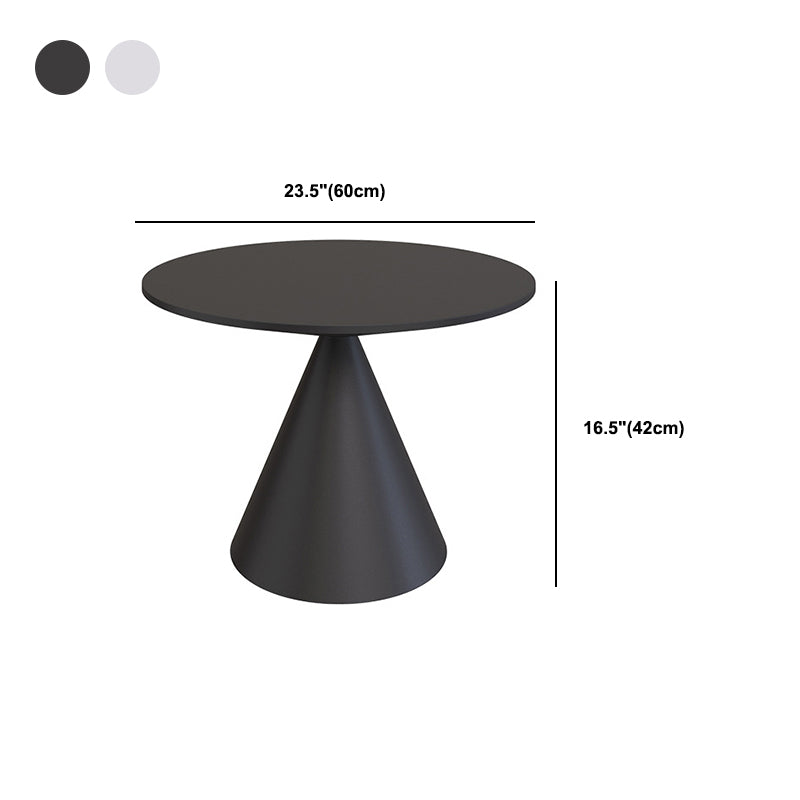 Mid-Century Modern Cocktail Table Pedestal Metal Coffee Table Clearhalo 'Coffee & Accent Tables' 'Coffee Tables' 'coffee_tables' 'furn' 'furn_coffee_tables' 'Furniture' 'Living Room Furniture' 6099578