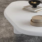 Wooden 3 Legs Coffee Table Scandinavian Style Coffee Table in White Clearhalo 'Coffee & Accent Tables' 'Coffee Tables' 'coffee_tables' 'furn' 'furn_coffee_tables' 'Furniture' 'Living Room Furniture' 6099614