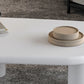 Wooden 3 Legs Coffee Table Scandinavian Style Coffee Table in White Clearhalo 'Coffee & Accent Tables' 'Coffee Tables' 'coffee_tables' 'furn' 'furn_coffee_tables' 'Furniture' 'Living Room Furniture' 6099615