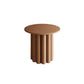 Contemporary Cocktail Table Pedestal Solid Wood Round Coffee Table 20"L x 20"W x 16"H Brown Clearhalo 'Coffee & Accent Tables' 'Coffee Tables' 'coffee_tables' 'furn' 'furn_coffee_tables' 'Furniture' 'Living Room Furniture' 6099690
