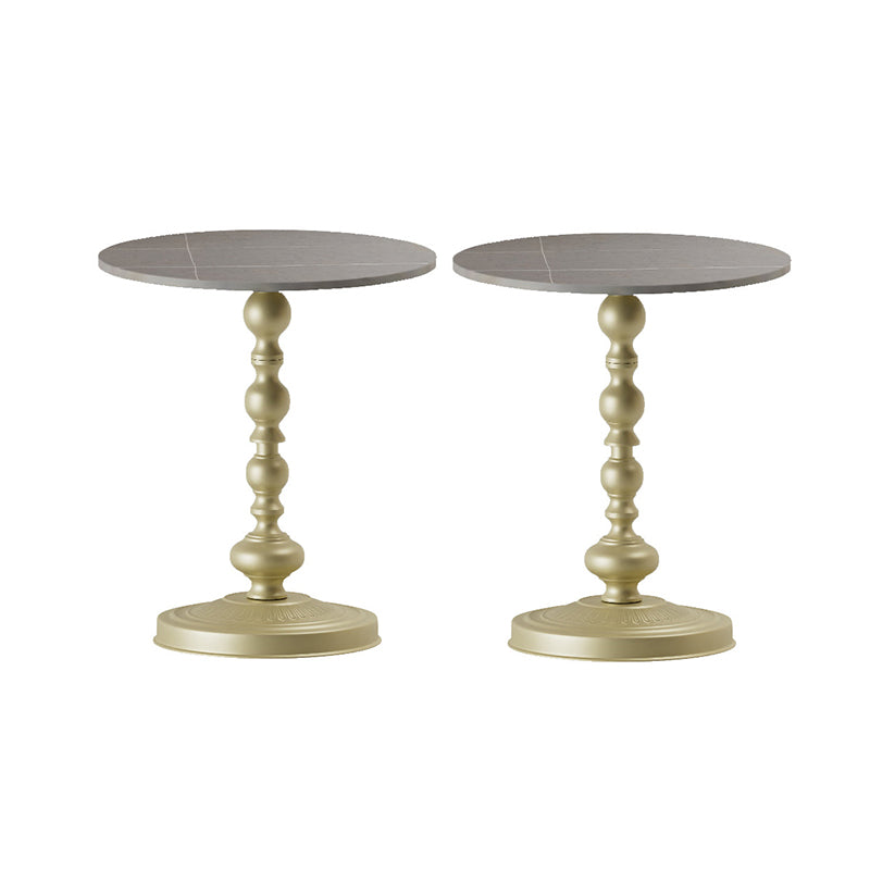 リビングルームのためのモダンな丸い側面のテーブル台座のコーナーテーブル