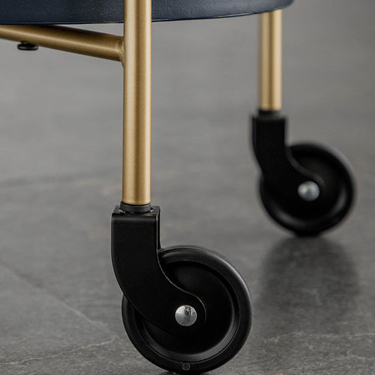 Metal Oval End Table Mid-Century Tray Top Corner Table for Living Room Clearhalo 'Coffee & Accent Tables' 'End & Side Tables' 'end_side_tables' 'furn' 'furn_end_side_tables' 'Furniture' 'Living Room Furniture' 6100168