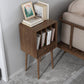 Solid Wood 3 Legs End Table Modernistic Rectangular Side Table