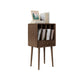 Solid Wood 3 Legs End Table Modernistic Rectangular Side Table