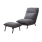 30.11" Wide Velvet Convertible Chair Armless Chair with Removable Cushions